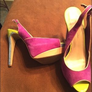 Multicolor Suede Shoes